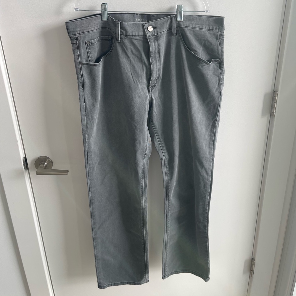 MOTT&BOW Slim Gray Jeans